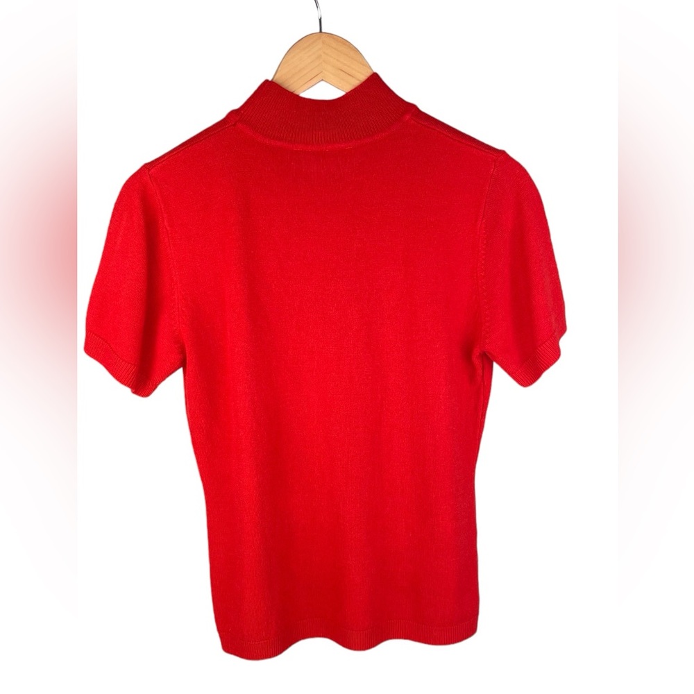 Red turtle neck sweater sizes large